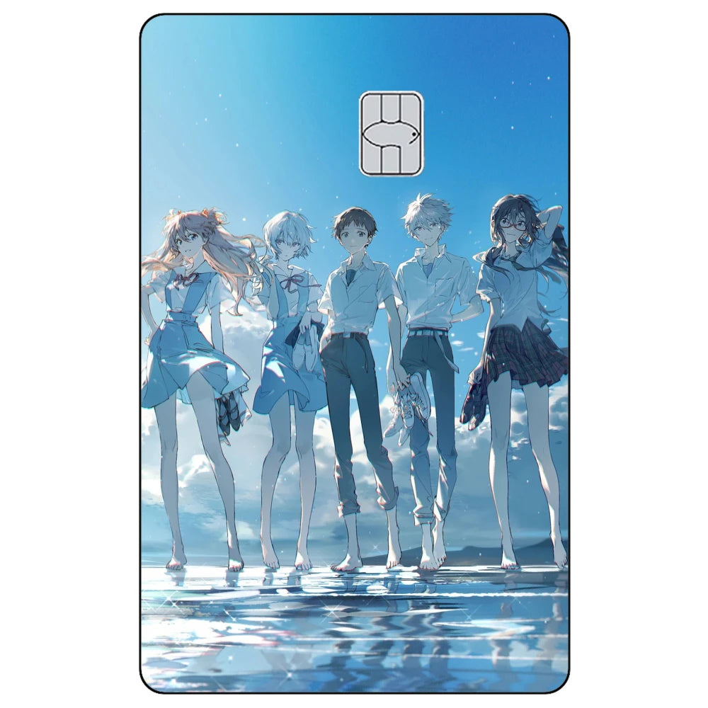 Matte Anime Card Skin Sticker for Credit and Debit Cards