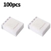 A pack of 100 disposable hanging ear coffee filter bags for pour-over brewing
