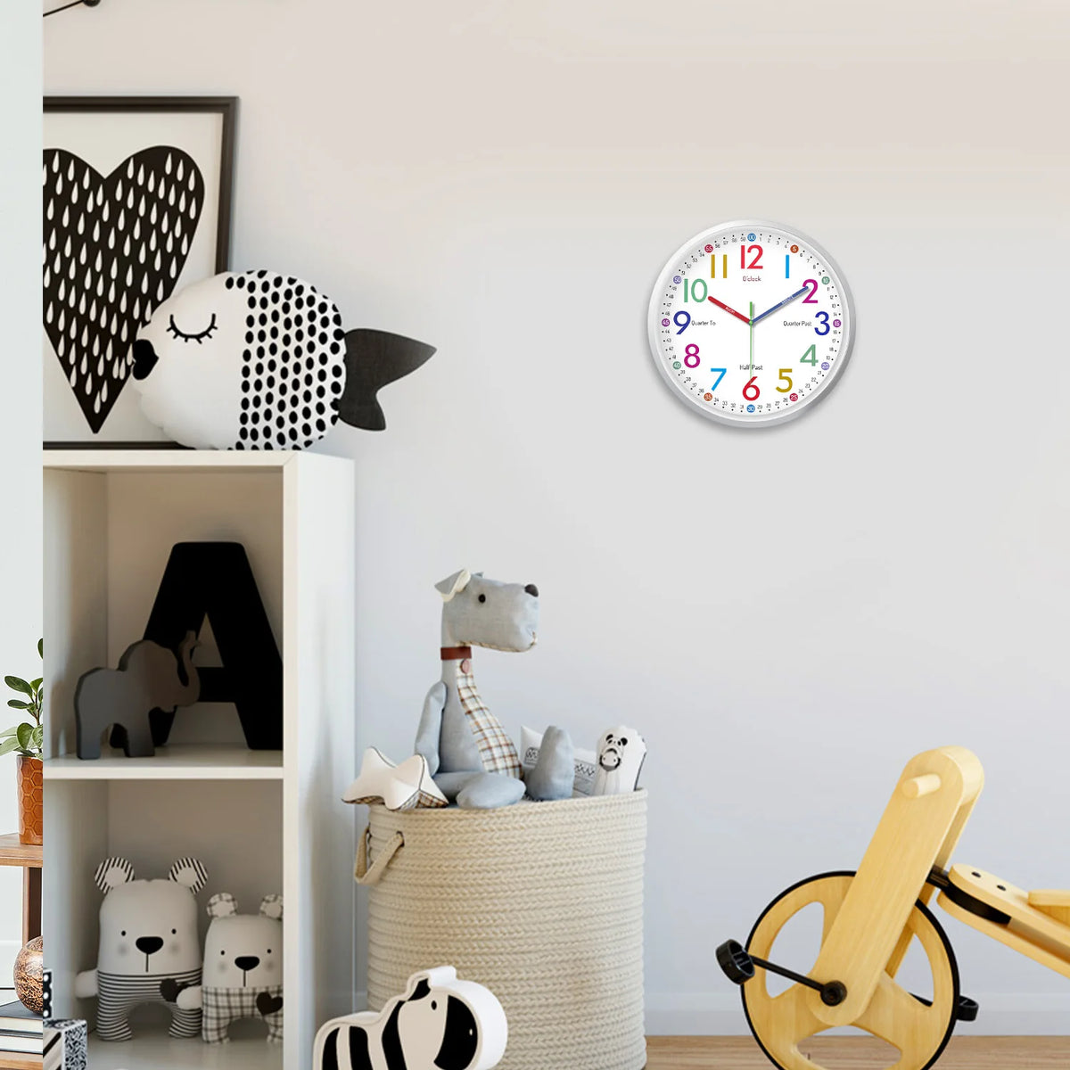 Minimalist 8-Inch Silent Quartz Wall Clock