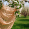 Pearl Lace Tulle Table Runner for Weddings & Events