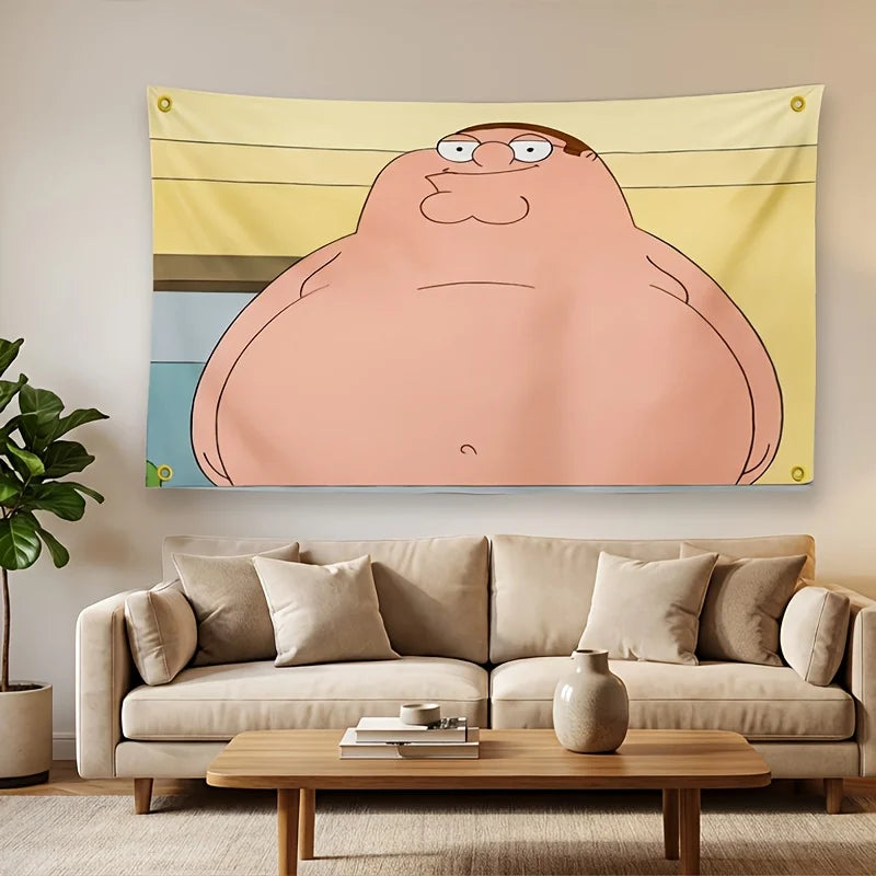 Family Guy Peter Griffin Meme Tapestry Wall Hanging