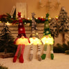 LED Gnome Christmas Ornaments – Soft Plush Hanging Decor