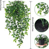 Artificial ivy garland with a pot used for home and event decoration