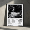 Album poster for Rod Wave's Soulfly Deluxe featuring a dark portrait and text on a black background