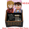 A music box featuring characters from Detective Conan, including a female character and a male character.
