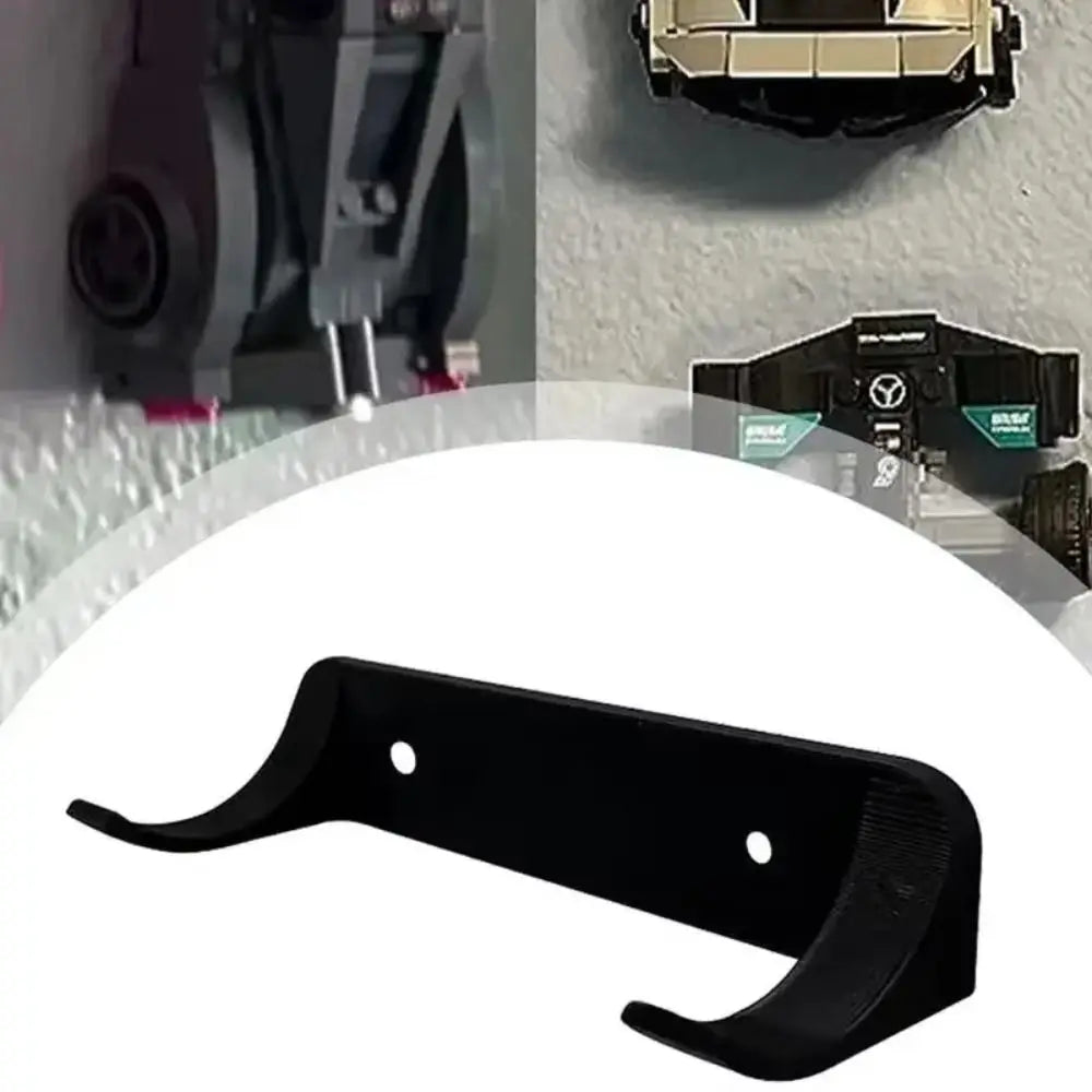 Black wall mount display holder for die-cast car models