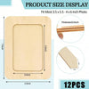 Unfinished Wooden Photo Frames for DIY Crafting and Display