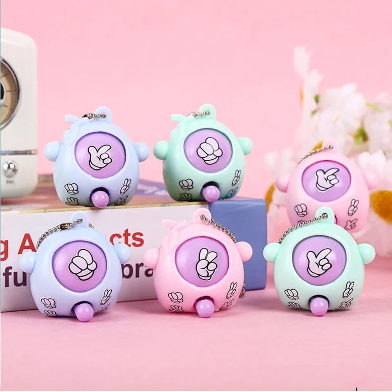 A collection of pastel colored guessing game eggs for parties and gifts in various shades of purple, pink, and mint green.