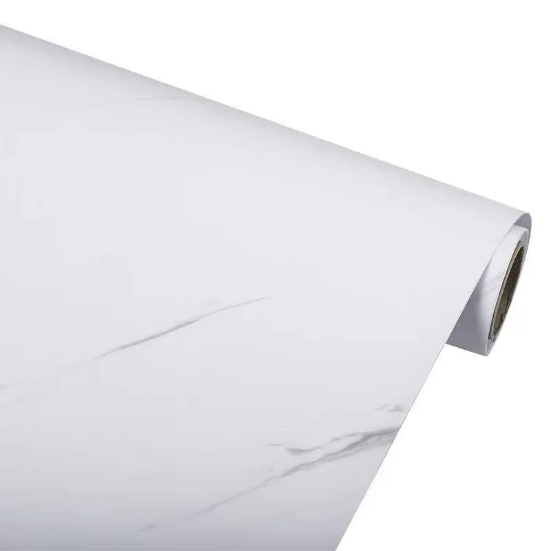 Self-Adhesive Matte Marble Wallpaper for Kitchen, Cabinets & Countertops