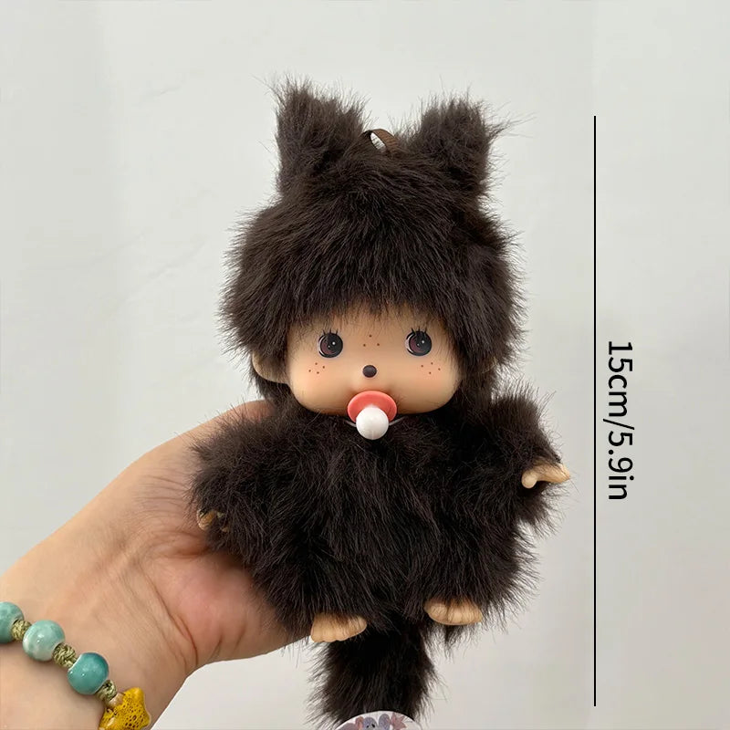 Monchhichi Plush Keychain Bag Charm