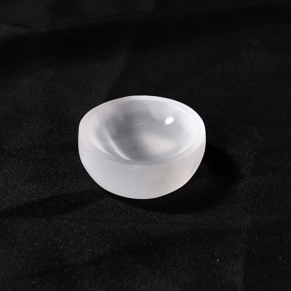 Natural White Selenite Bowl for Home Decor & Crystal Energy
