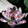 Crystal Lotus Flower Feng Shui Decorative Ornament
