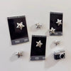 Metal Star Fridge Magnets – Set of 5