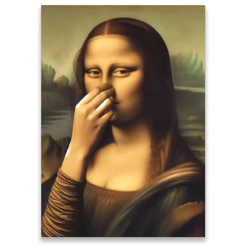 A painting of a woman with reddish hair looking toward the viewer.
