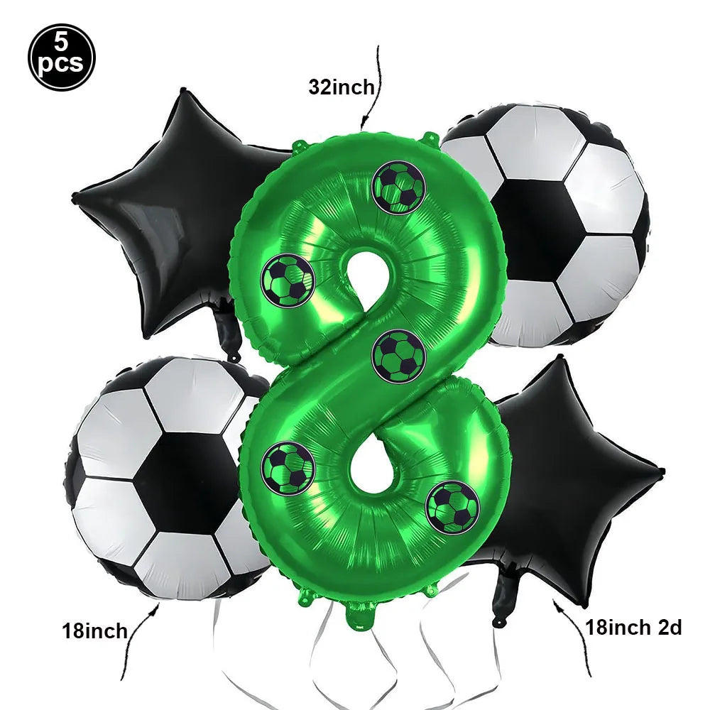 Soccer Party Disposable Tableware Set