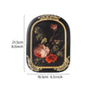 Antique Gilded Resin Photo Frame with Ornate Relief Design