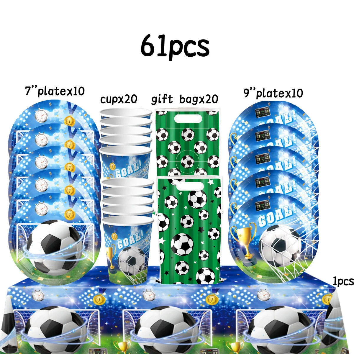 Soccer Birthday Party Decoration Kit