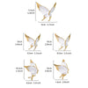 Handcrafted Resin Butterfly Wall Decor Set