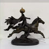 Headless Horseman Statue Halloween Spooky Figurine
