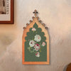 Vintage Gothic Church Window Wooden Wall Plaque - Antique Rose Finish