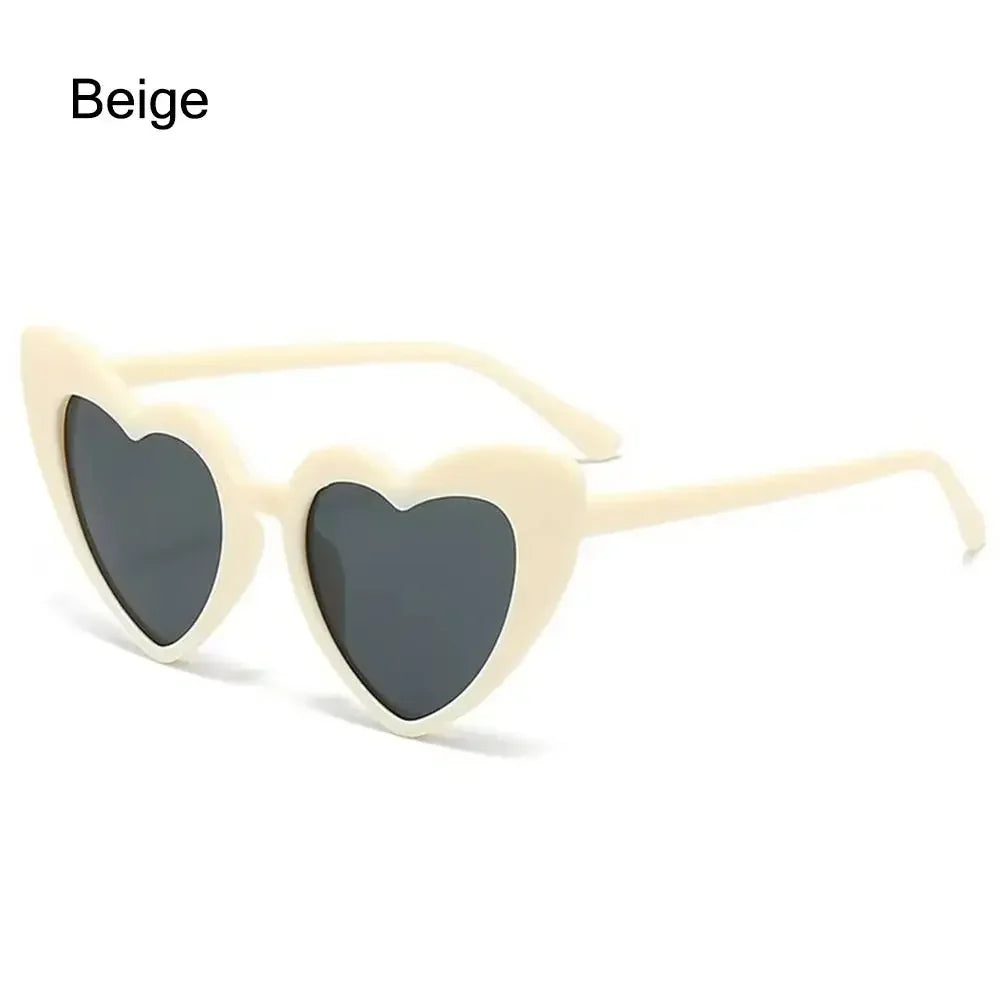 Kids Heart-Shaped Sunglasses with UV400 Protection