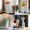 Crushed Diamond Mirrored Floor Vase