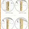 Mini Wooden Clothespins for Crafts and Photos (Set of 50)