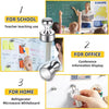 Three uses of strong neodymium magnetic pushpins: for school teaching, office information display, and home whiteboard.