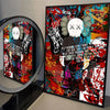 Graffiti Teddy Bear Art Print – Edgy Wall Decor