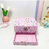 Ballet Jewelry Music Box with Rotating Dancer and Storage Drawer