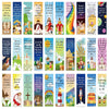 A collection of 30 inspirational Bible verse bookmarks featuring various scripture passages and illustrations.