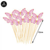 Butterfly Party Supplies Disposable Tableware Set for Birthday & Baby Shower