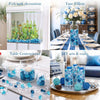 A collection of decorative crushed diamond acrylic pebbles used for fish tank decor, vase fillers, and DIY crafts.