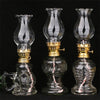 Classic Glass Oil Lamp – Vintage Portable Lantern for Indoor & Outdoor Decor