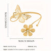 Gold alloy butterfly and flower tiebacks suitable for thin curtains or gauze