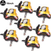 Nine 16-inch construction truck foil balloons for birthday party decor