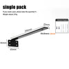 A black heavy-duty floating shelf bracket is shown with dimensions including 25mm thickness and various mounting points.