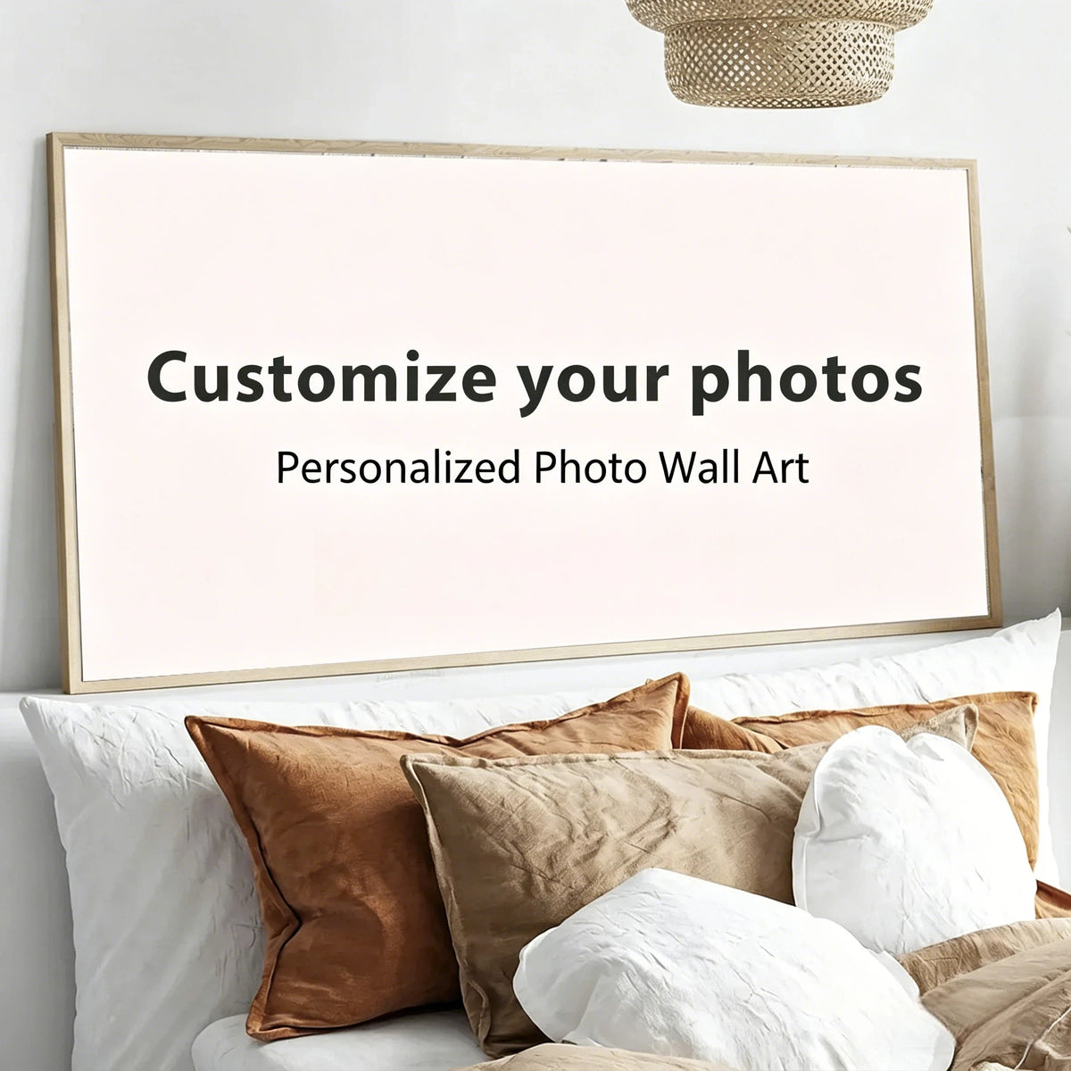 Personalized Photo Canvas Wall Art – Custom Horizontal Print for Home Decor