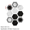 Hexagon Peel-and-Stick Wall & Floor Tiles
