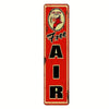 Vintage funny metal street sign with the text Free Air