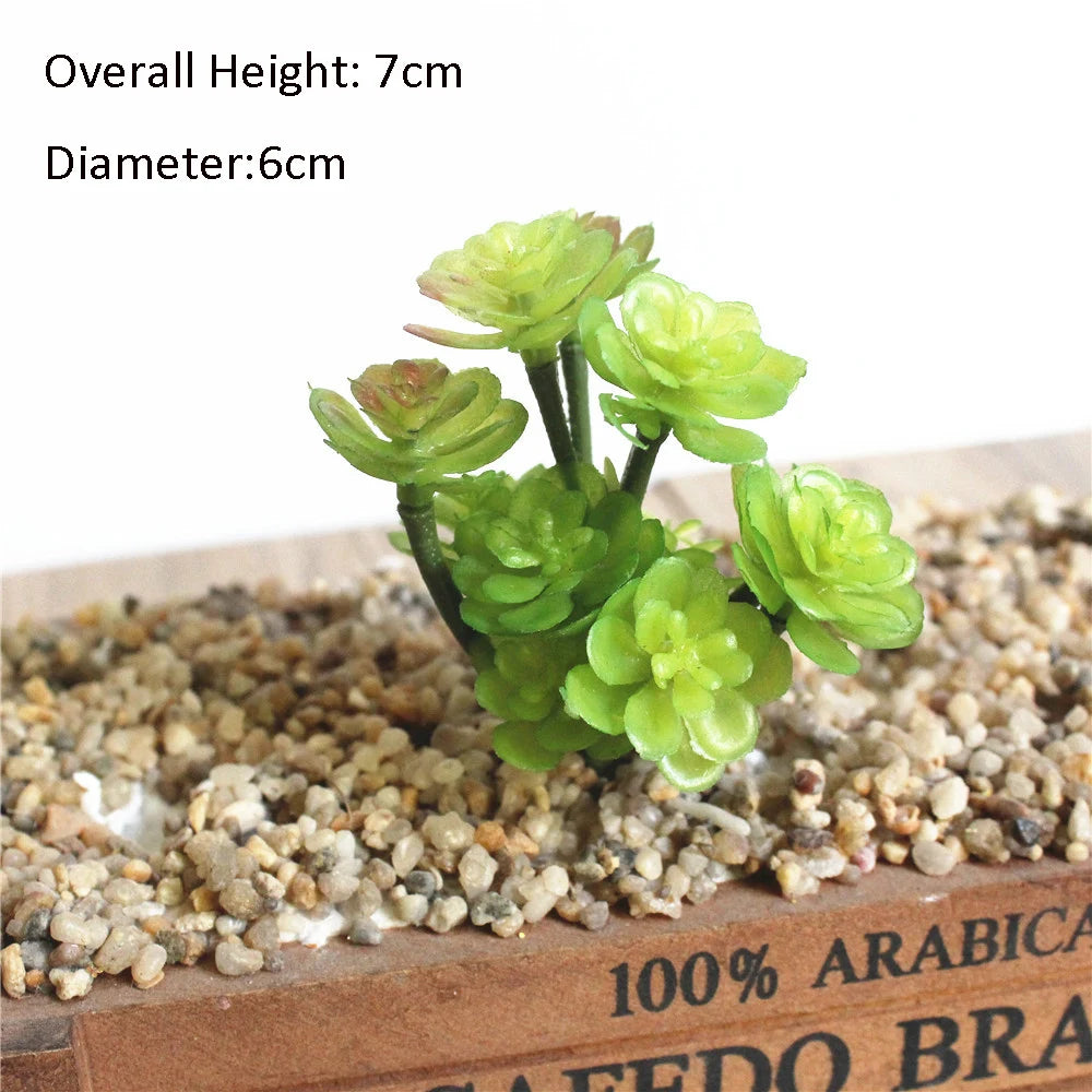 Artificial Succulent Bonsai for Desk & Home Decor