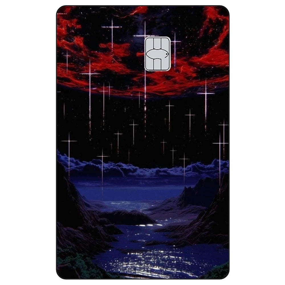Matte Anime Card Skin Sticker for Credit and Debit Cards