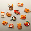 Realistic Bread Fridge Magnets Set — Cute Kitchen Decor & Note Holders
