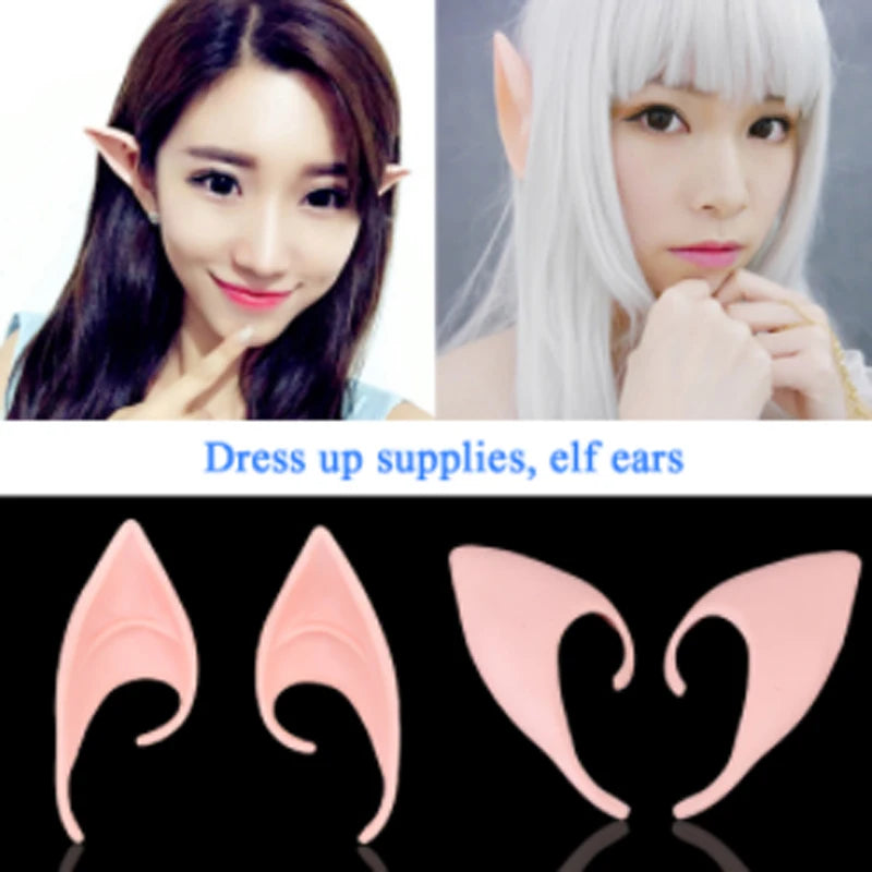 Latex Elf Ears for Cosplay, Fairy Costumes & Halloween