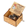 Retro Hand-Cranked Wooden Music Box