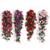 Silk Rose Hanging Vine - Faux Flower Garland for Home Décor