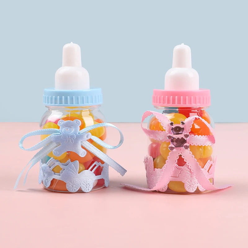 Baby Bottle Candy Favor Boxes for Baby Showers and Gender Reveals