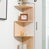 Corner Floating Wooden Wall Shelves for Home Decor