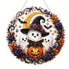 Halloween Ghost Pearl Painting Kit – Autumn DIY Craft Set for Adults