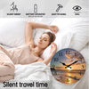 Wooden Patterned Wall Clock with Silent Quartz Movement